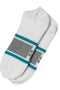 Ανδρική Κάλτσα Λευκή Κοντή με Σχέδιο