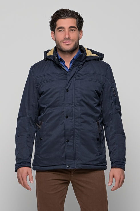 Ανδρικό Χειμωνιάτικο Μπουφάν Μπλε Lexton