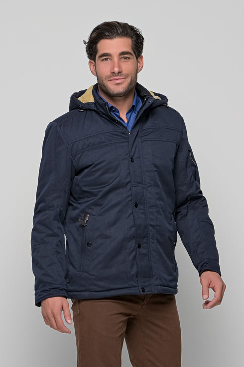 Ανδρικό Χειμωνιάτικο Μπουφάν Μπλε Lexton