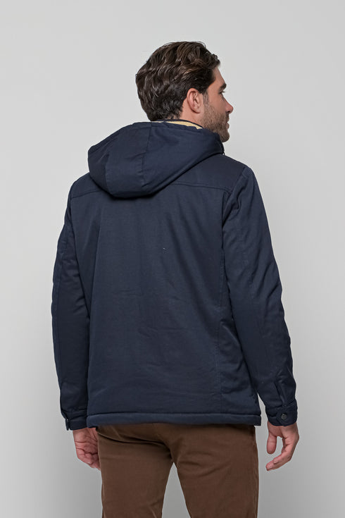 Ανδρικό Χειμωνιάτικο Μπουφάν Μπλε Lexton