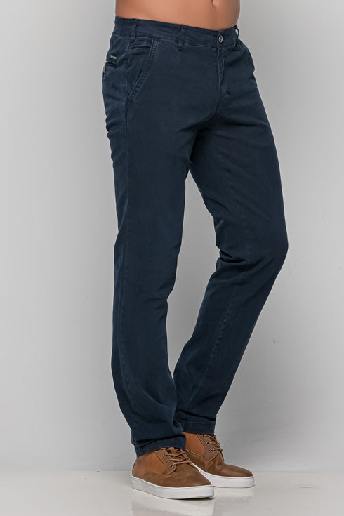 Ανδρικό Παντελόνι Chino Μπλε Lexton