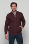 Ανδρική Πλεκτή Ζακέτα Χρώμα Μπορντό Bradley