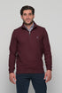 Ανδρική Πλεκτή Ζακέτα Χρώμα Μπορντό Bradley