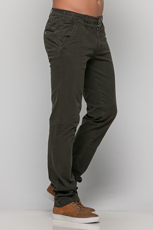 Ανδρικό Παντελόνι Chino Λαδί Lexton