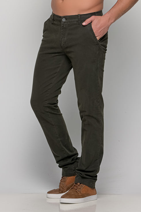 Ανδρικό Παντελόνι Chino Λαδί Lexton