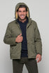 Ανδρικό Χειμωνιάτικο Μπουφάν Χακί Lexton