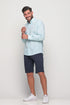 Ανδρική Βερμούδα Chino Χρώμα Μπλε Cotton Green