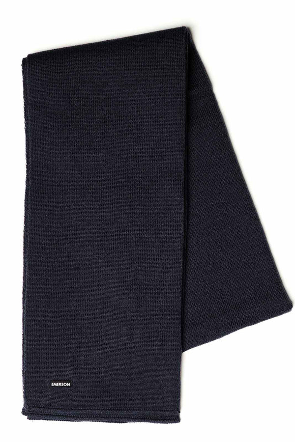 Emerson Πλεκτό Κασκόλ Μπλε