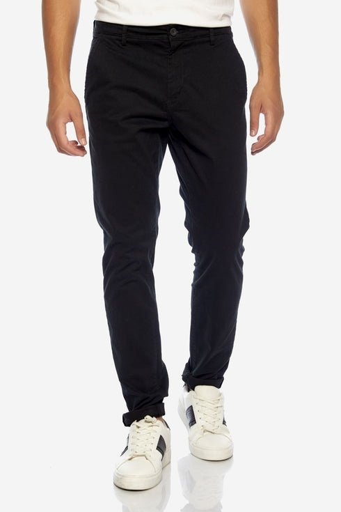 Ανδρικό Παντελόνι Chino Στενή Γραμμή Μαύρο Brokers