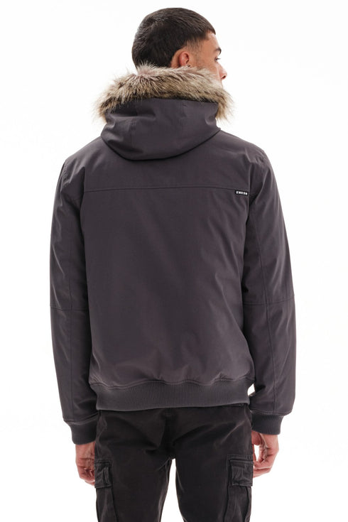 Ανδρικό Μπουφάν Bomber Γκρι Emerson