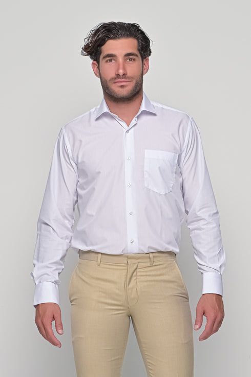 Ανδρικό Πουκάμισο Λευκό NCS
