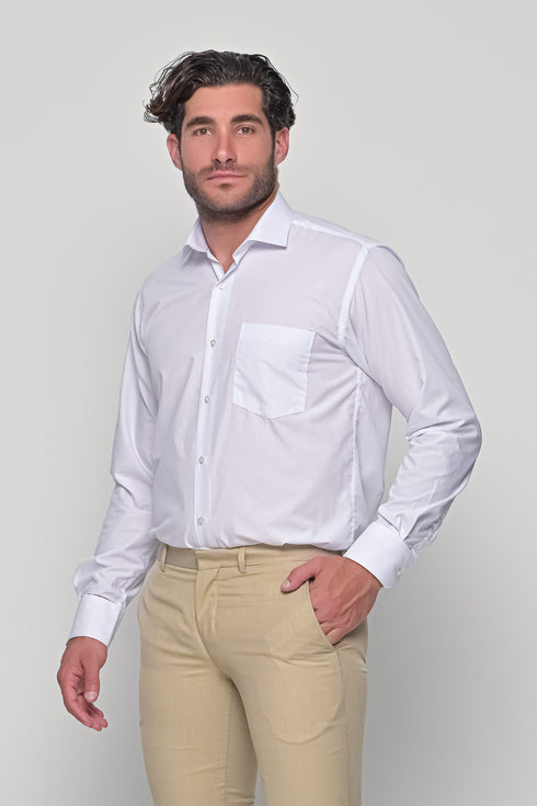Ανδρικό Πουκάμισο Λευκό NCS