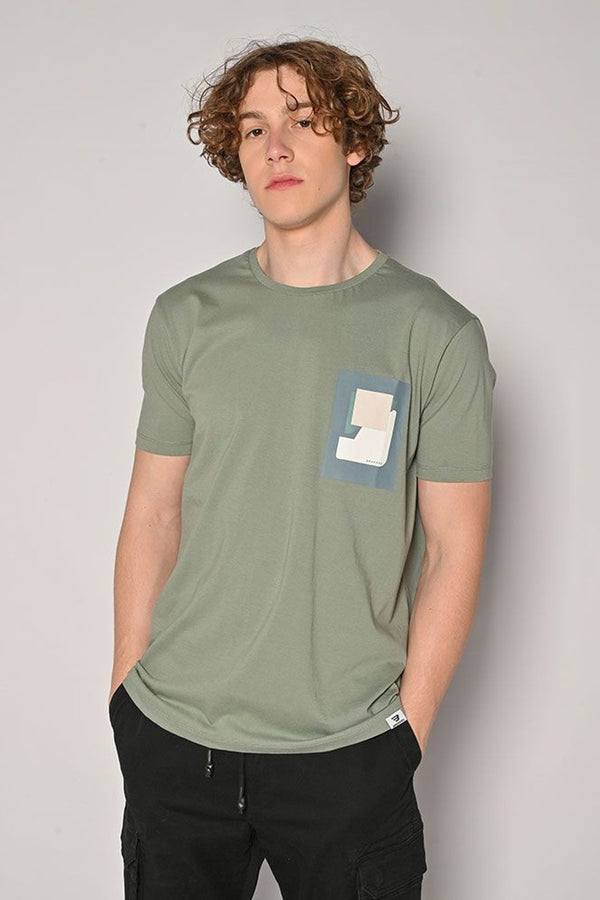 Ανδρικό T-Shirt Κοντομάνικο Μέντα Brokers