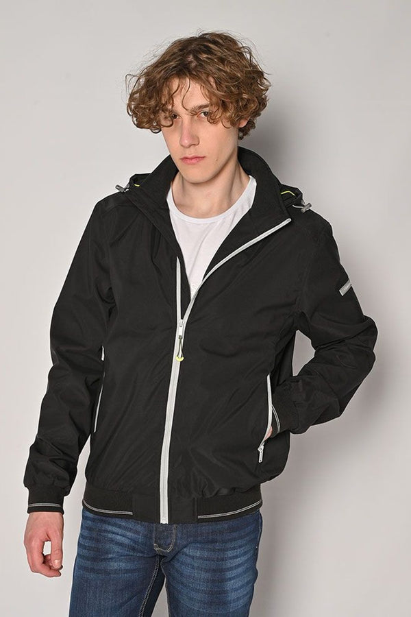 Ανδρικό Ανοιξιάτικο Μπουφάν Μαύρο Camaro
