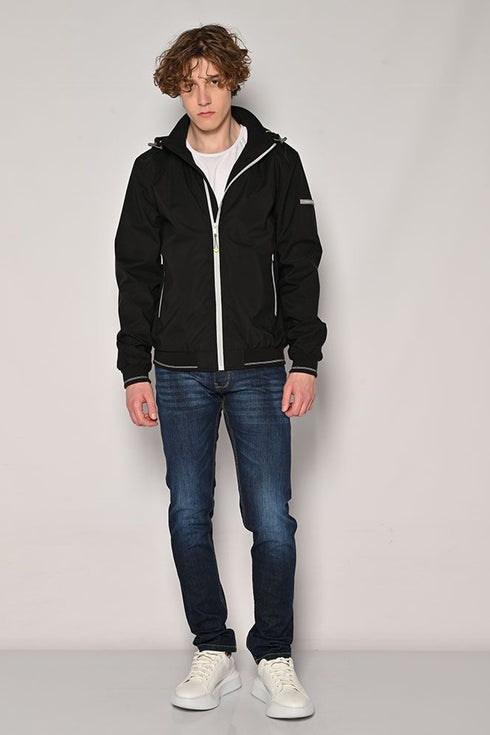 Ανδρικό Ανοιξιάτικο Μπουφάν Μαύρο Camaro