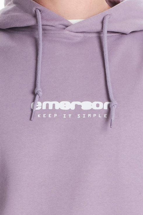 Ανδρικό Φούτερ Χρώμα Λιλά Emerson