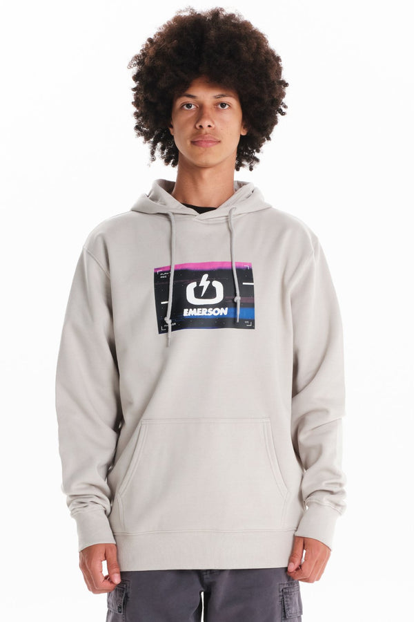 Ανδρικό Φούτερ με Κουκούλα Γκρι Emerson