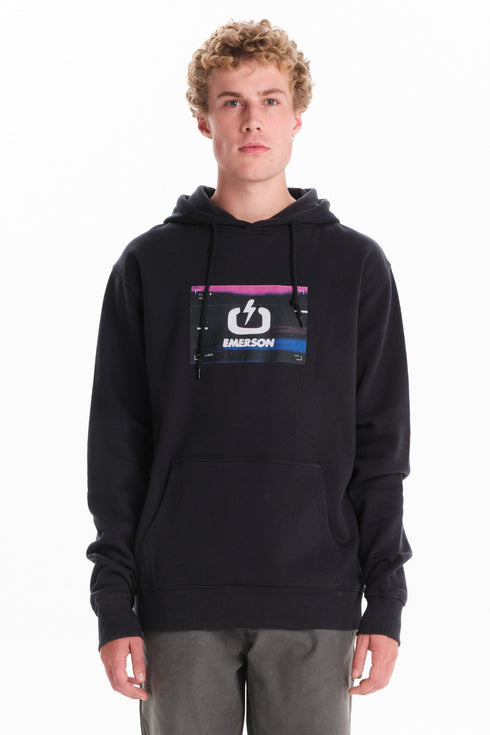 Ανδρικό Φούτερ με Κουκούλα Off Black Emerson