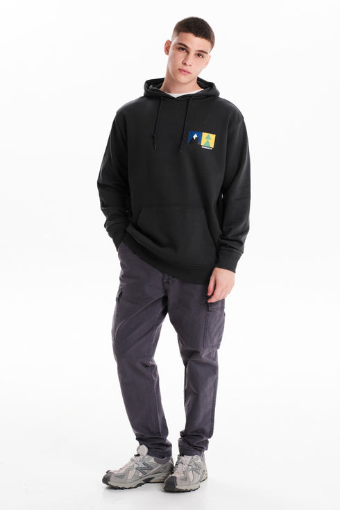 Ανδρικό Φούτερ με Τύπωμα στην Πλάτη Πράσινο Emerson