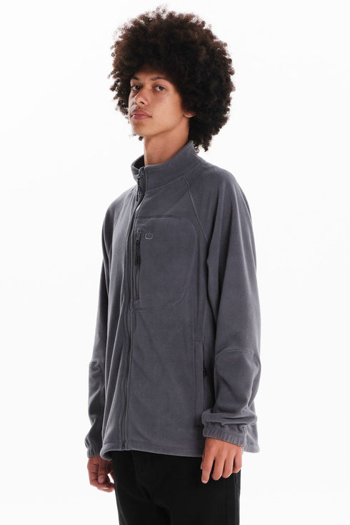 Ανδρική Ζακέτα Fleece Γκρι Emerson