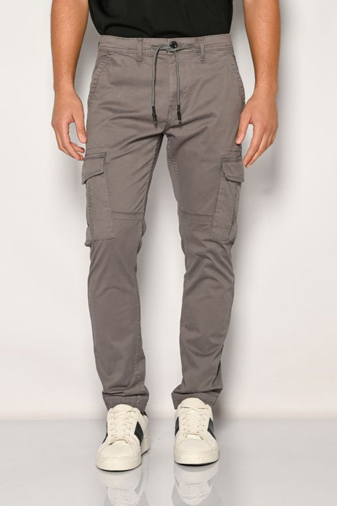 Ανδρικό Παντελόνι Cargo Γκρι Brokers