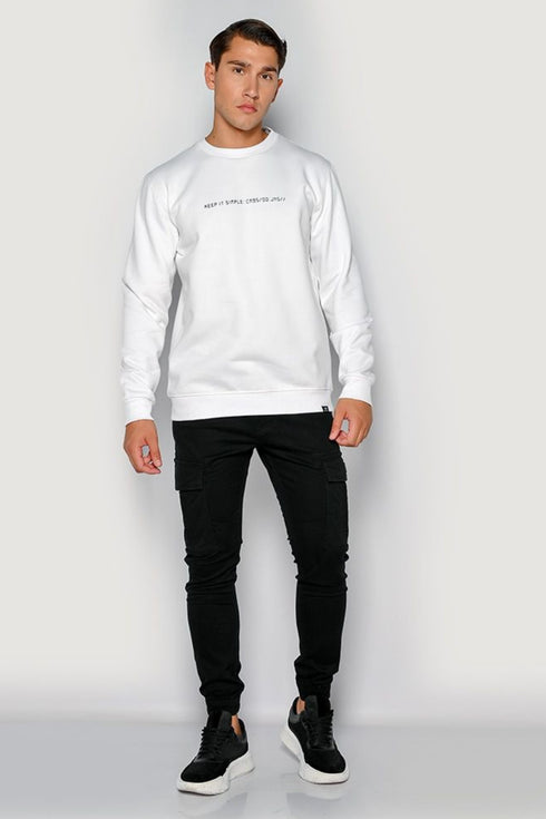 Ανδρικό Παντελόνι Cargo Μαύρο Brokers