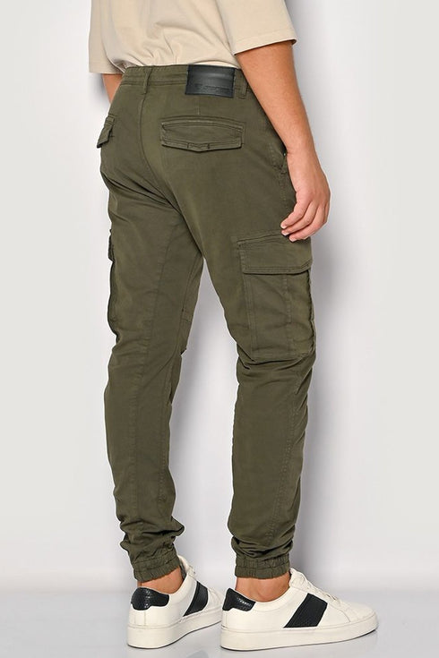 Ανδρικό Παντελόνι Cargo Χακί Brokers