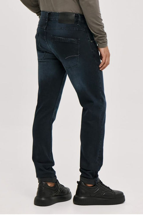 Ανδρικό Τζιν Στενή Γραμμή Μπλε Σκούρο Camaro