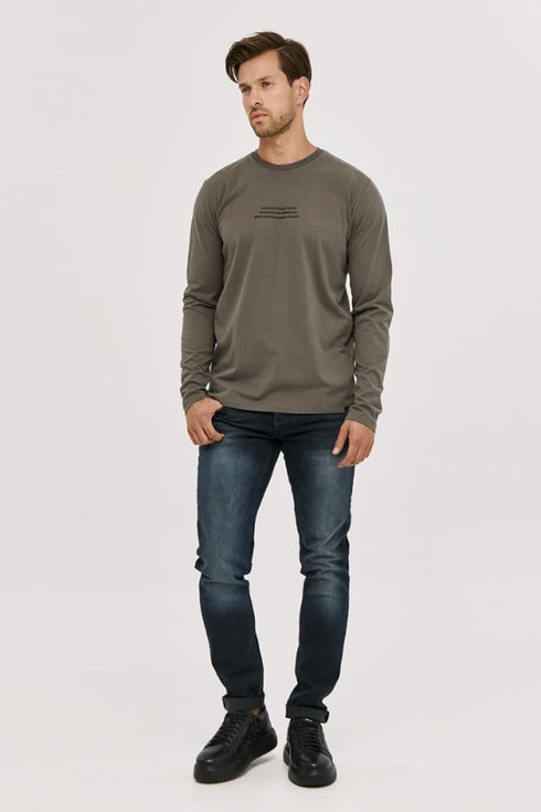 Ανδρικό Τζιν Στενή Γραμμή Μπλε Σκούρο Camaro