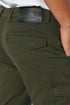 Ανδρικό Παντελόνι Cargo με Ίσιο Τελείωμα Χακί Camaro