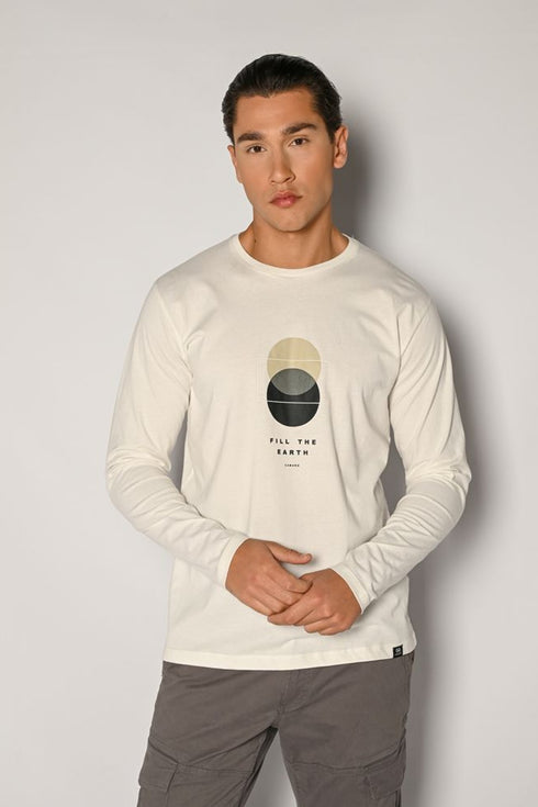 Ανδρική Μπλούζα Λαιμόκοψη Εκρού Camaro