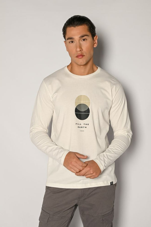 Ανδρική Μπλούζα Λαιμόκοψη Εκρού Camaro