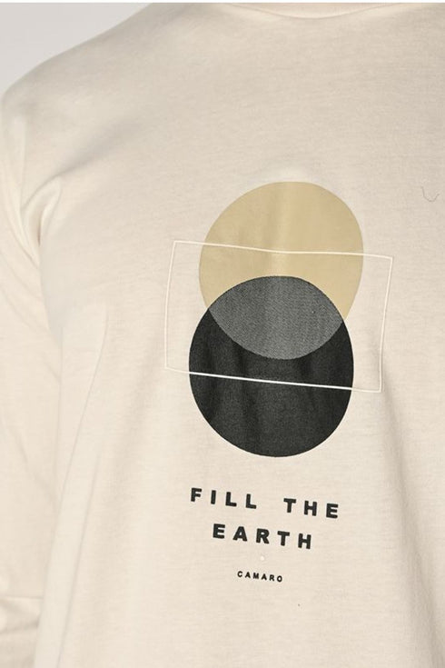 Ανδρική Μπλούζα Λαιμόκοψη Εκρού Camaro