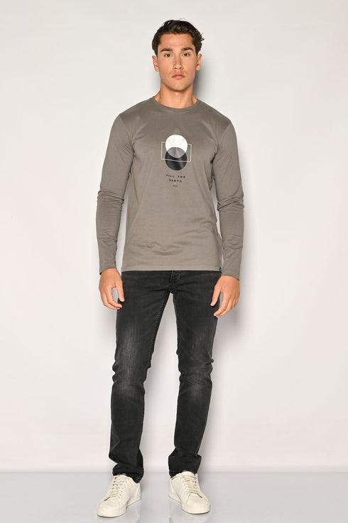 Ανδρική Μπλούζα Λαιμόκοψη Γκρι Camaro