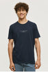 Ανδρικό Κοντομάνικο T-Shirt Μπλε Brokers