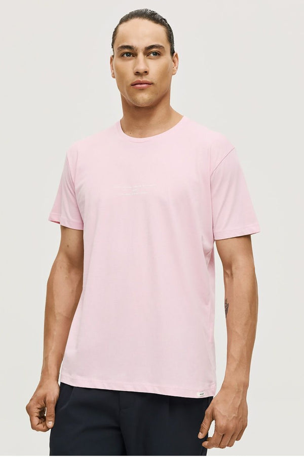 Ανδρικό Κοντομάνικο T-Shirt Ροζ Brokers