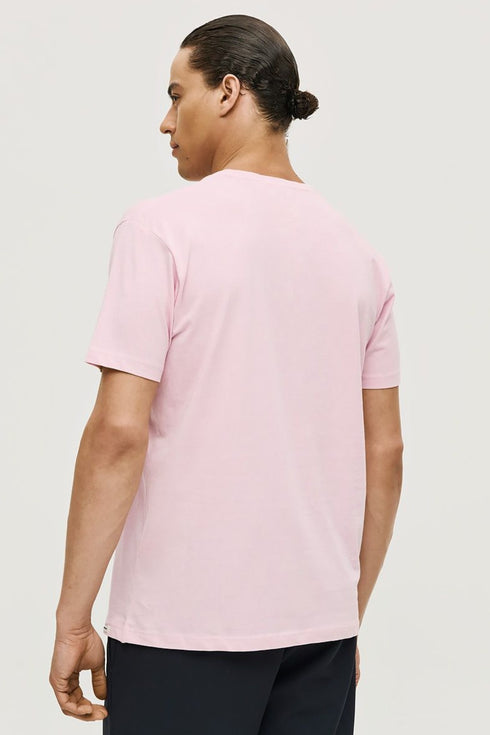 Ανδρικό Κοντομάνικο T-Shirt Ροζ Brokers