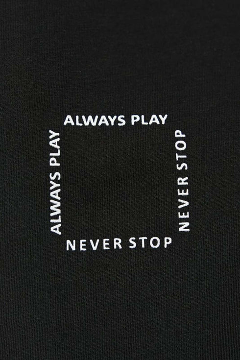 Ανδρικό T-Shirt Κοντομάνικο Μαύρο Camaro