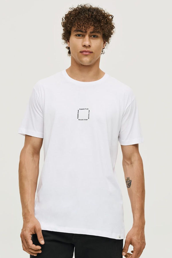 Ανδρικό T-Shirt Κοντομάνικο Λευκό Camaro