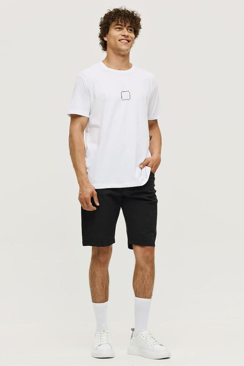 Ανδρικό T-Shirt Κοντομάνικο Λευκό Camaro