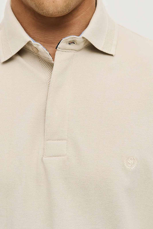 Ανδρικό Μπλουζάκι Πόλο Μπεζ Sogo