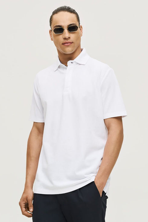Ανδρικό Μπλουζάκι Πόλο Λευκό Sogo