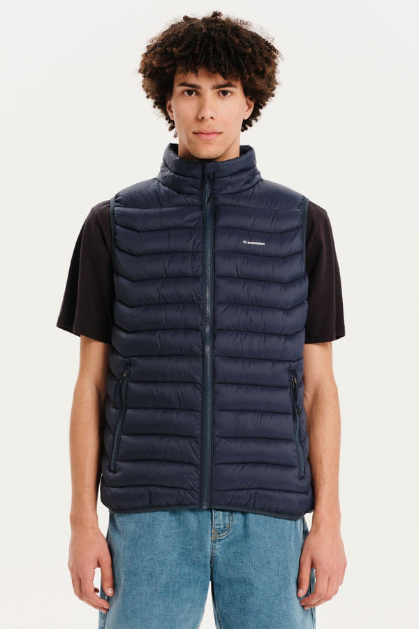 Emerson Ανδρικό Ελαφρύ Αμάνικο Μπουφάν Μπλε