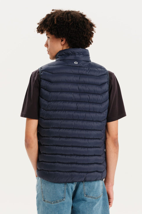 Emerson Ανδρικό Ελαφρύ Αμάνικο Μπουφάν Μπλε