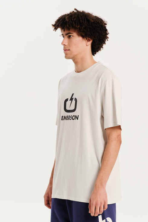 Emerson Logo Ανδρικό Κοντομάνικο T-Shirt Πάγος