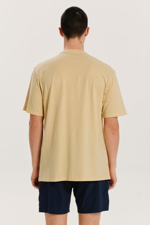 Emerson Ανδρικό Κοντομάνικο T-Shirt Κίτρινο με Στάμπα