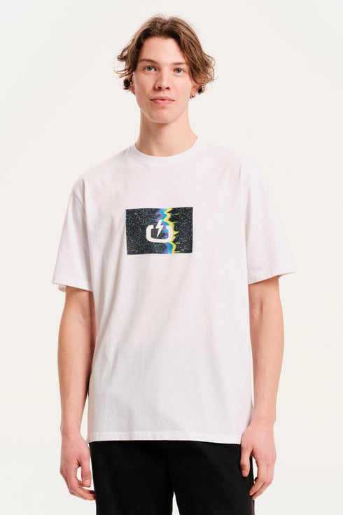 Emerson Ανδρικό Κοντομάνικο T-Shirt Λευκό με Στάμπα