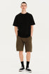 Emerson Ανδρικό Μονόχρωμο Κοντομάνικο T-Shirt Μαύρο