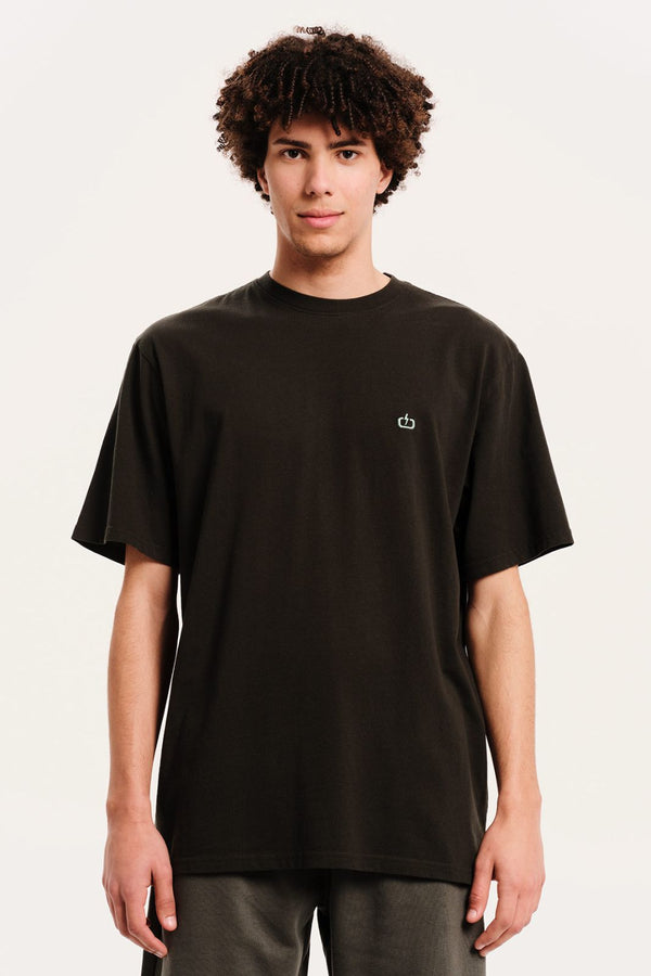 Emerson Ανδρικό Μονόχρωμο Κοντομάνικο T-Shirt Πράσινο