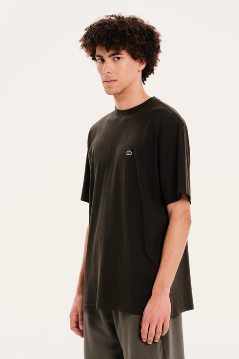 Emerson Ανδρικό Μονόχρωμο Κοντομάνικο T-Shirt Πράσινο